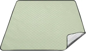 Light Green Waterproof Outdoor Mat Water Resistant Lawn Camping Blanket Packable for Ground Picnic Items Manta para Picnic impermeable