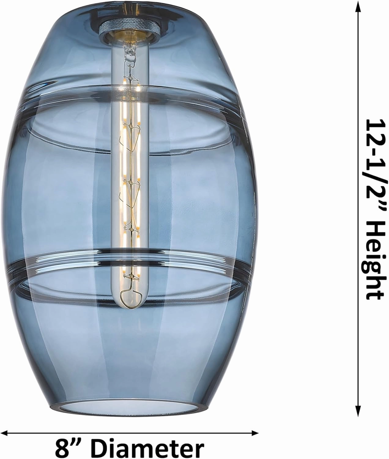 Lighting VAZ - 1 Light Cord Hung Mini Pendant in Industrial Style-9.88 Inches Tall and 8 Inches Wide-Polished Chrome Finish-Light