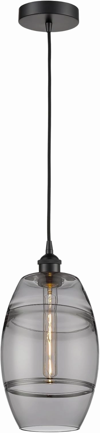 Lighting VAZ - 1 Light Cord Hung Mini Pendant in Industrial Style-9.88 Inches Tall and 8 Inches Wide-Polished Chrome Finish-Light