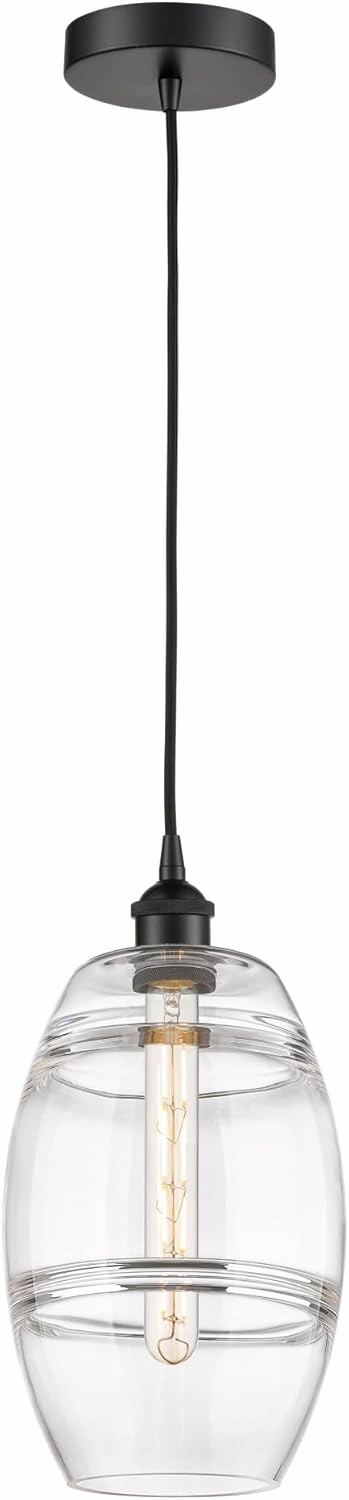 Lighting VAZ - 1 Light Cord Hung Mini Pendant in Industrial Style-9.88 Inches Tall and 8 Inches Wide-Polished Chrome Finish-Light
