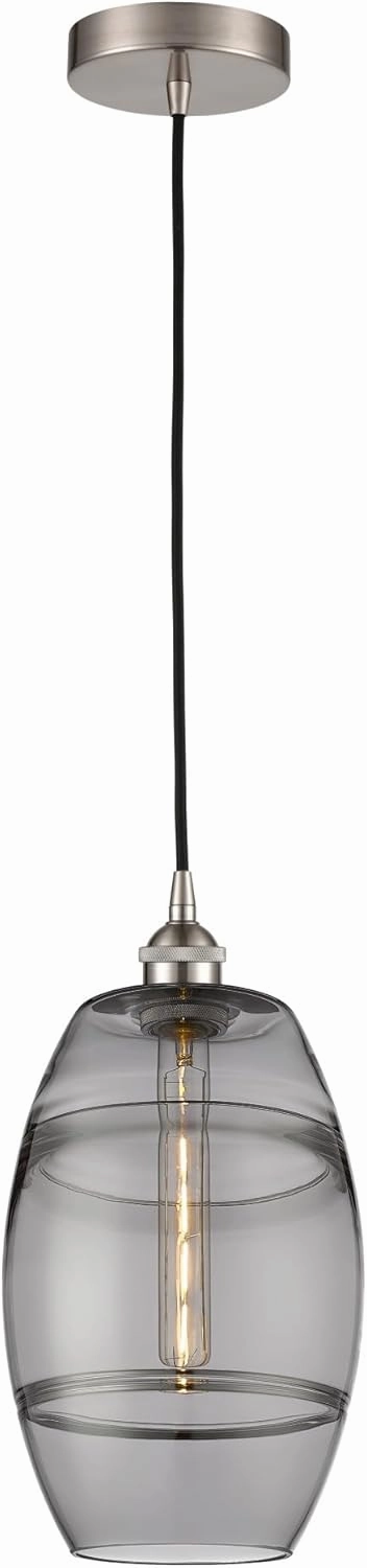 Lighting VAZ - 1 Light Cord Hung Mini Pendant in Industrial Style-9.88 Inches Tall and 8 Inches Wide-Polished Chrome Finish-Light