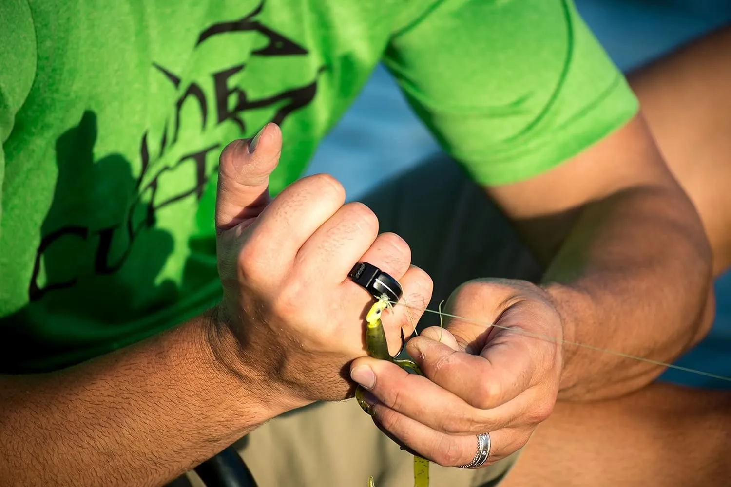 Line Cutterz Rust-Free Patented Ceramic Blade Ring Quick Fishing Line Cutter