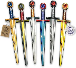 Liontouch - Foam Sword Collection, 6-Pack | for Boys & Girls, 3  Years | Set of Medieval Toy Swords for Playfighting | Durable & Safe Dress-Up & Knight Costume Accessory for Roleplay & Pretend Play