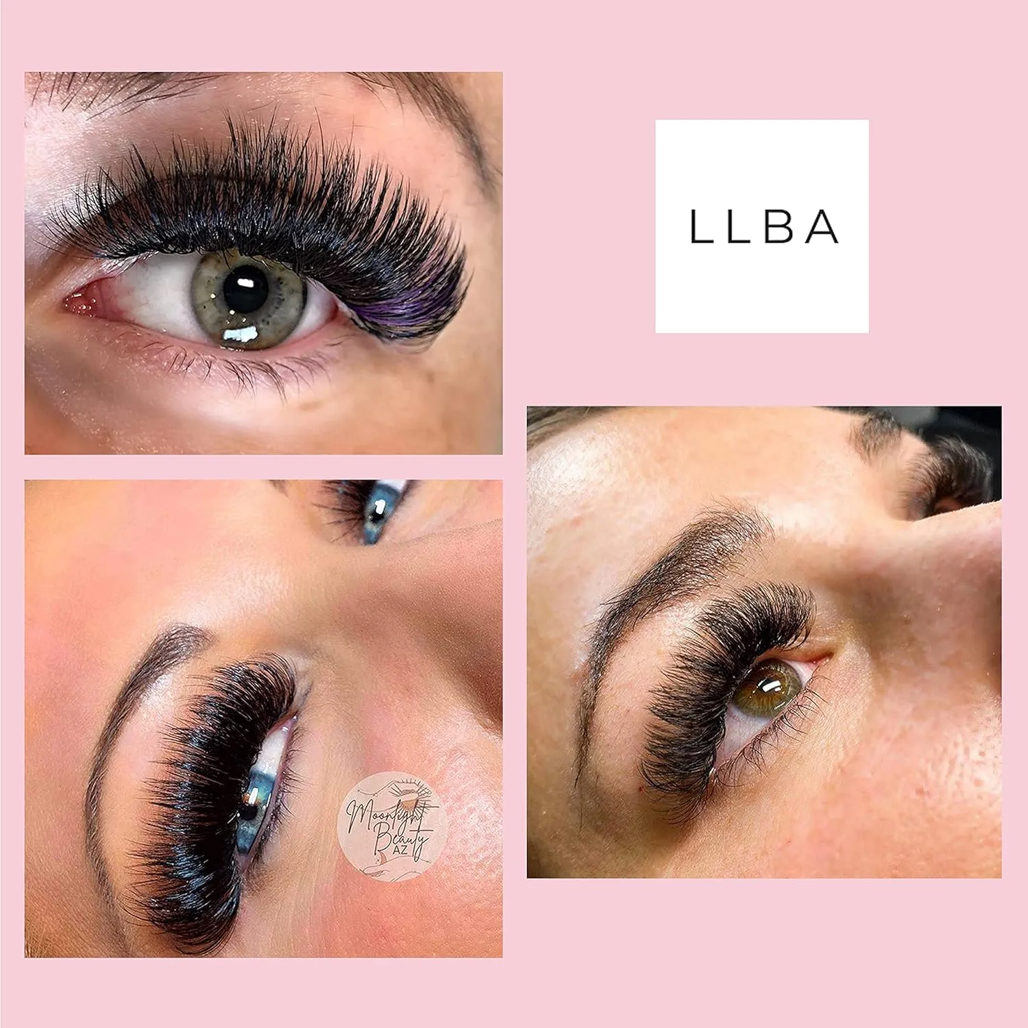LLBA Promade Fans | Handmade Volume Eyelashes | Multi Selections From 3D To 16D | C CC D DD L M Curl | Thickness 0.03 ~ 0.1 mm | 8 - 20mm Length | Long Lasting | Easy Application (5D-0.05 C 10 mm)