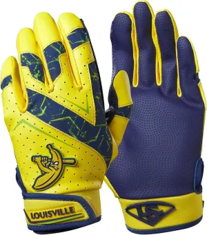 Louisville Slugger Youth Genuine V2 Batting Gloves - Savannah Bananas and Party Animals