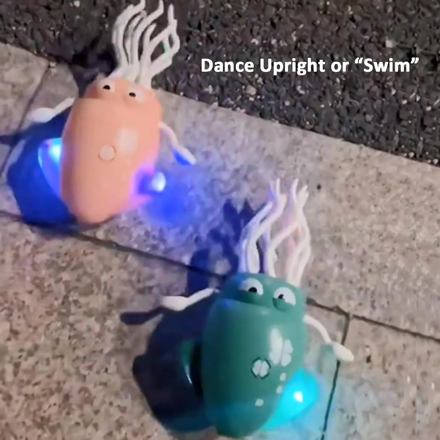 Magic Dancing Octopus Toy, Crazy 8-Leg Auto-Dance Octopus Toy, Crawling Dancing Automatic Obstacle Sensor Toys,Smart-Tentacle Self-Navigating Robotic Pet Toys for Indoor Cat Dog (Green, S)