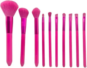 Make Up Brushes Set Makeup Brush Set 10 Pieces Synthetic Makeup Brushes for Foundation Blush Highlighter Concealer Makeup Tools Set