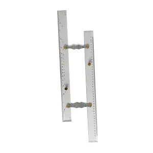 Marine Navigation Parallel Ruler, Easy to Use Clear Scale Accurate Navigation Parallel Ruler for Measuring (450mm)