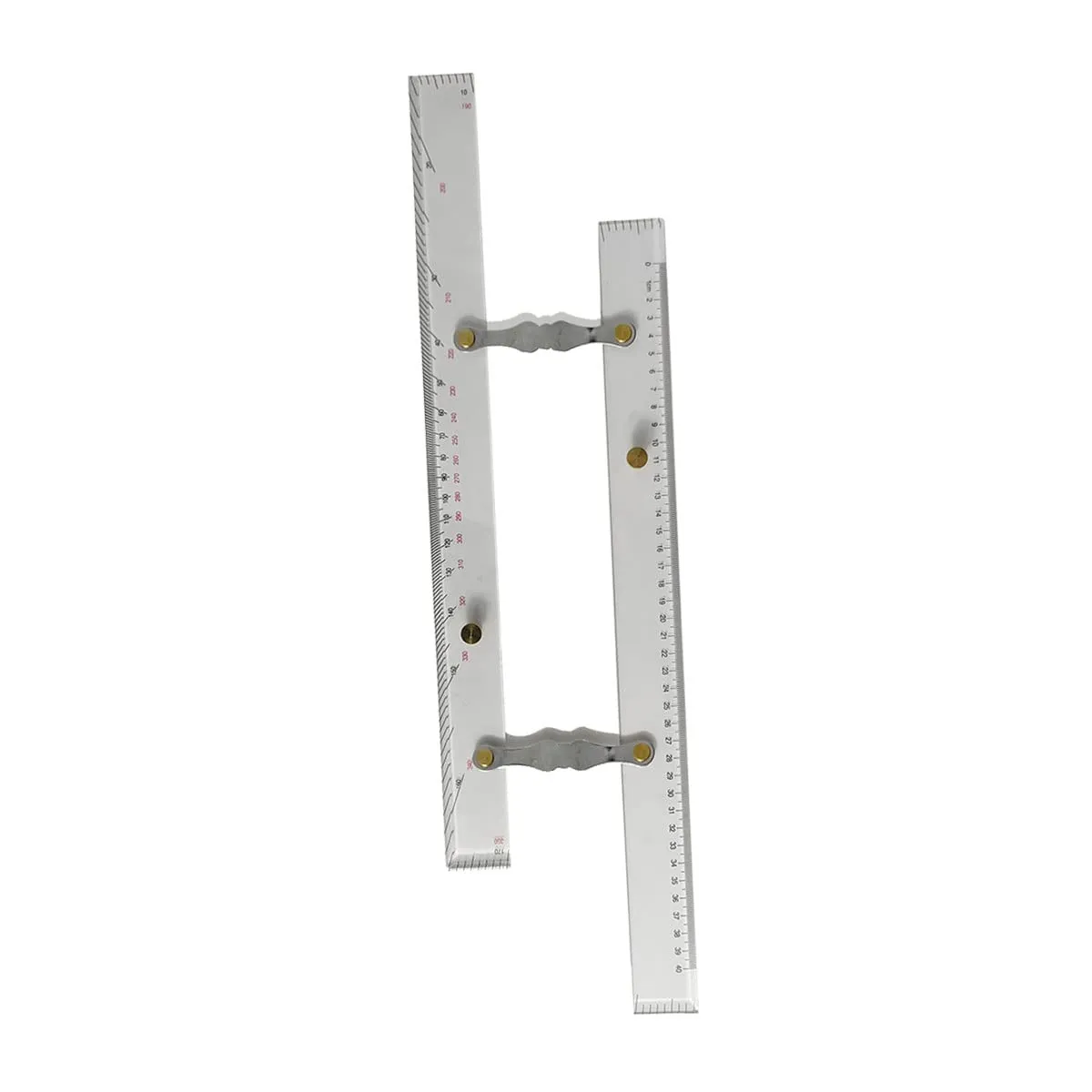 Marine Navigation Parallel Ruler, Easy to Use Clear Scale Accurate Navigation Parallel Ruler for Measuring (450mm)