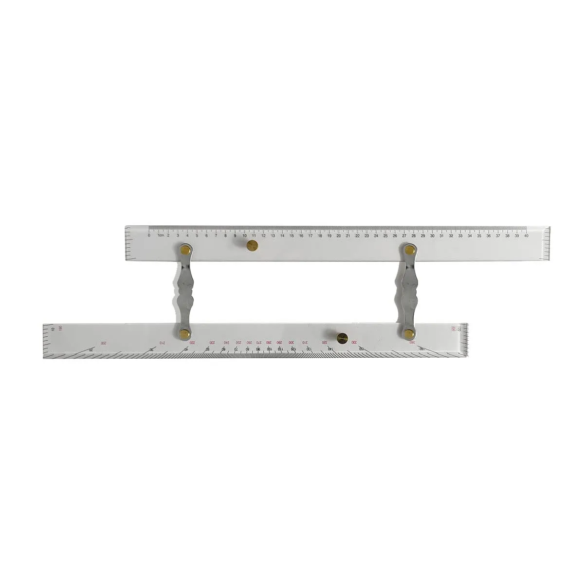 Marine Parallel Ruler with Clear Scales Navigation Tools Mapping Points to Pull Parallel Ruler Boat Ship Drawing Parallel Ruler(450mm)
