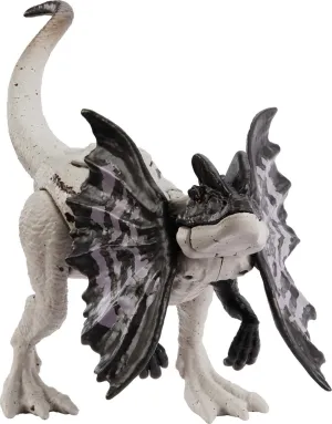 Mattel Jurassic World Strike Attack Dinosaur Toy, Dilophosaurus Action Figure with Movable Joints & Strike Motion