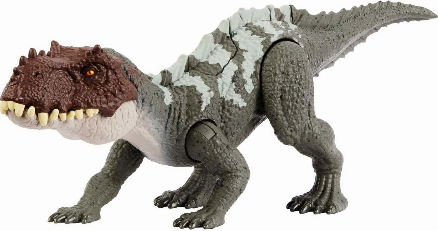 Mattel Jurassic World Strike Attack Dinosaur Toy, Prestosuchus Action Figure with Movable Joints & Single-Strike Motion