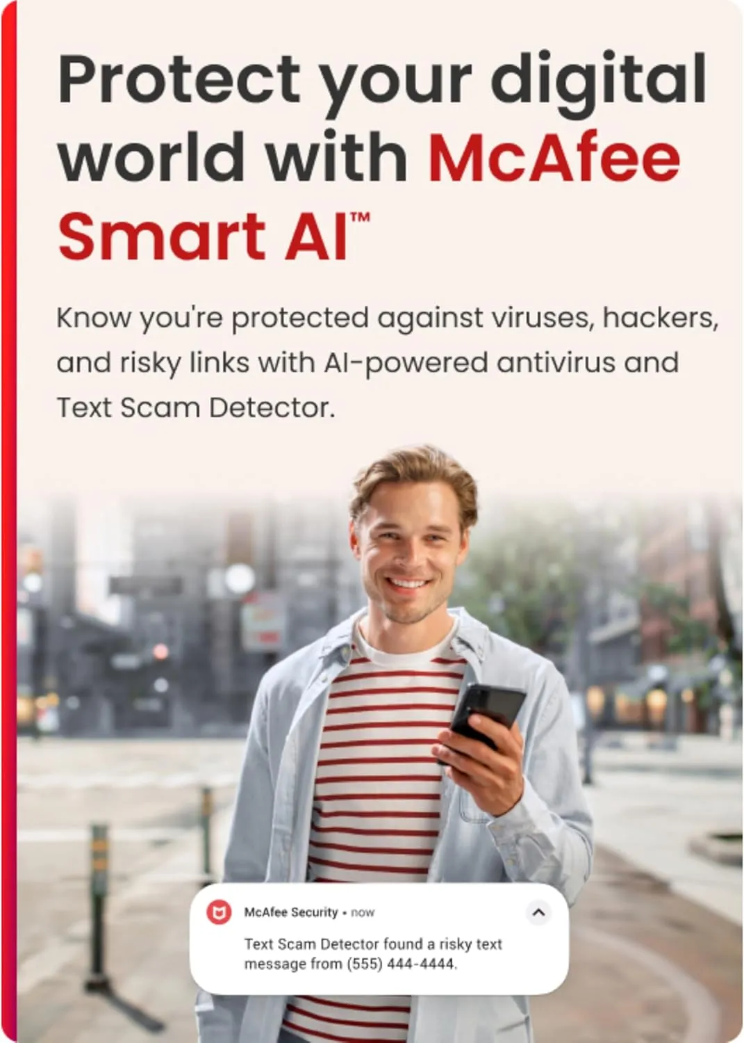 McAfee Mobile Security |1-Year Subscription with Auto-Renewal| Mobile Device Security App Includes Secure VPN | Download