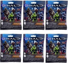 Mega Construx Halo Universe Series 2 Blind Bag Mini Figures Complete Set of 6