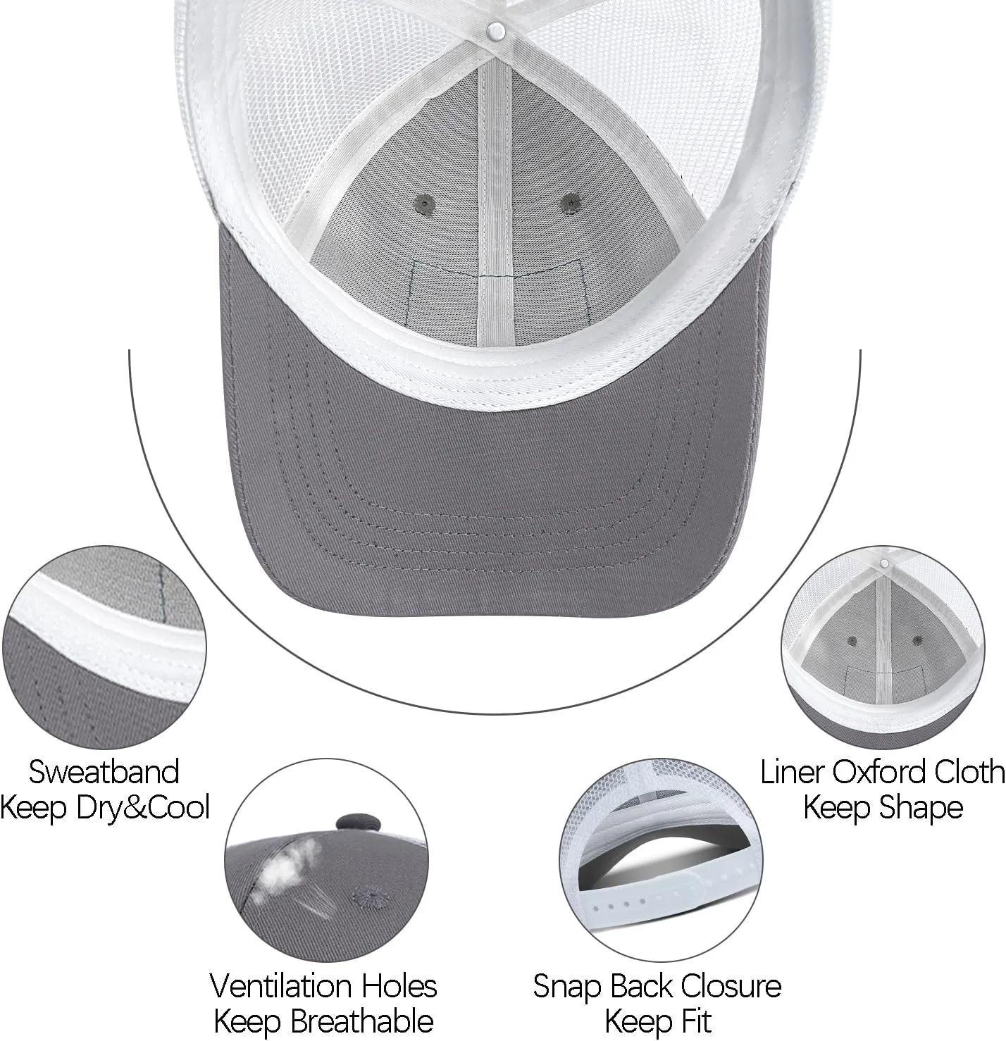 Men's Fishing Hat Father's Day Birthday Gifts for Dad Husband Grandpa, Leather Pattern Fishing Trucker Hat for Men