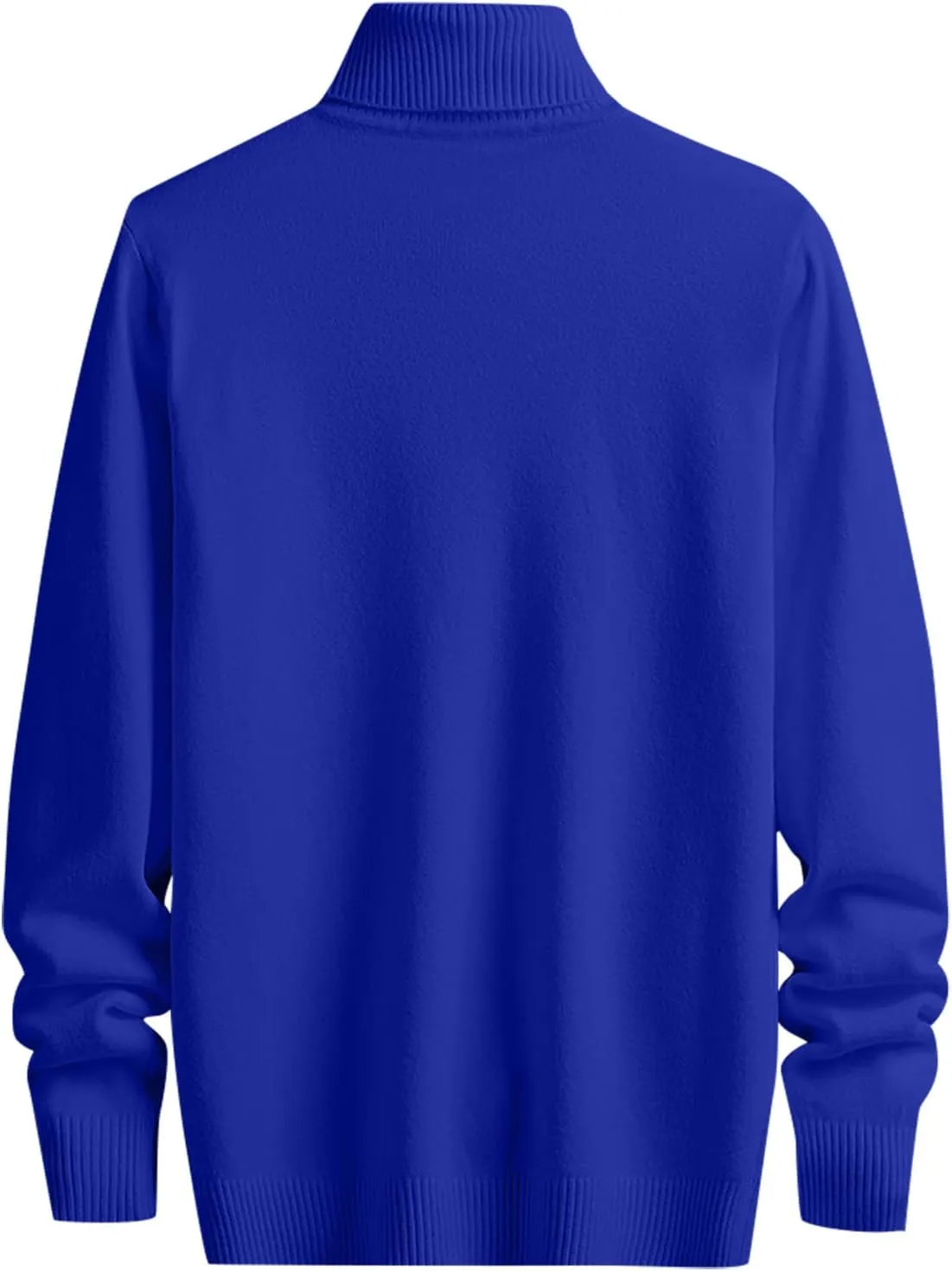 Mens Turtleneck Sweaters,Casual Basic Knitted Sweater Slim Long Sleeve Classic Solid Pullover Knitwear Tops