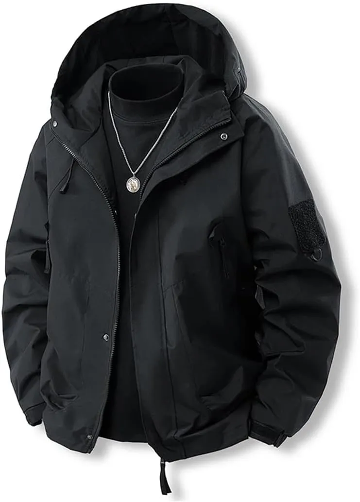 Men's Waterproof Hiking Jacket Windproof Windbreaker Camping Cycling Running Trekking Fishing Jackets