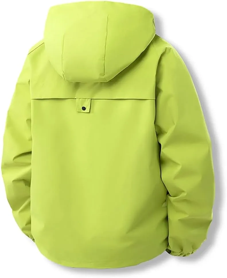Men's Waterproof Hiking Jacket Windproof Windbreaker Camping Cycling Running Trekking Fishing Jackets