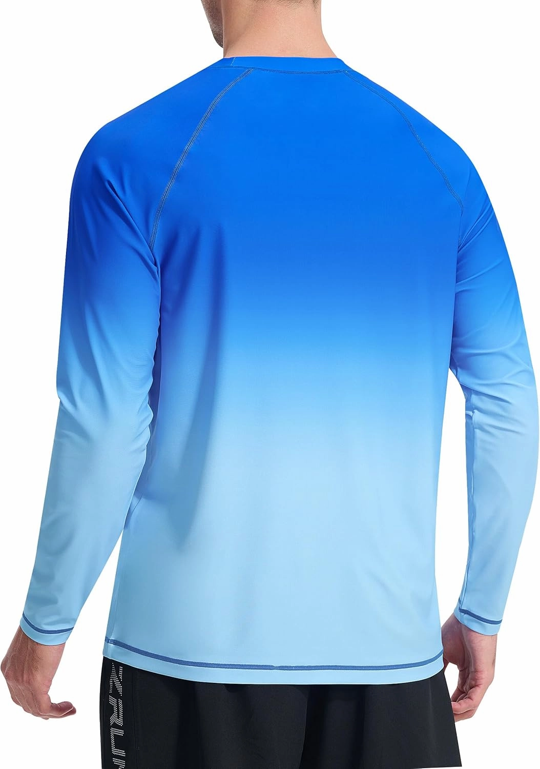 Mens Rash Guard UPF 50  Swim Shirts UV Sun Protection T-Shirt Quick Dry Long Sleeve Beach Shirts for Fishing