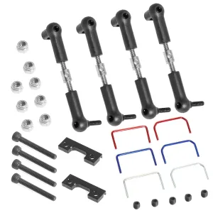 Metal Front  Rear Wide Sway Bar Kit for 1/16 E-Revo/Mini Slash RC Car Accessories