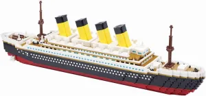 Micro Mini Blocks Titanic Model Building Set-23.6” (60cm) Length-（3327 Piece） Mini Bricks Toy, Gift for Adults and Kids
