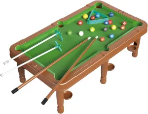 Mini Pool Table for Kids, Home and Office Desktop Billiards Game, Including Game Ball, Mother Ball, Tripod, etc., Portable Pool Set for Adults, Kids