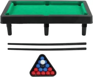 Mini Pool Table Set Portable Desktop Billiard Game for Kids, Compact Miniature Pool Table Home, Office, or Dorm Room