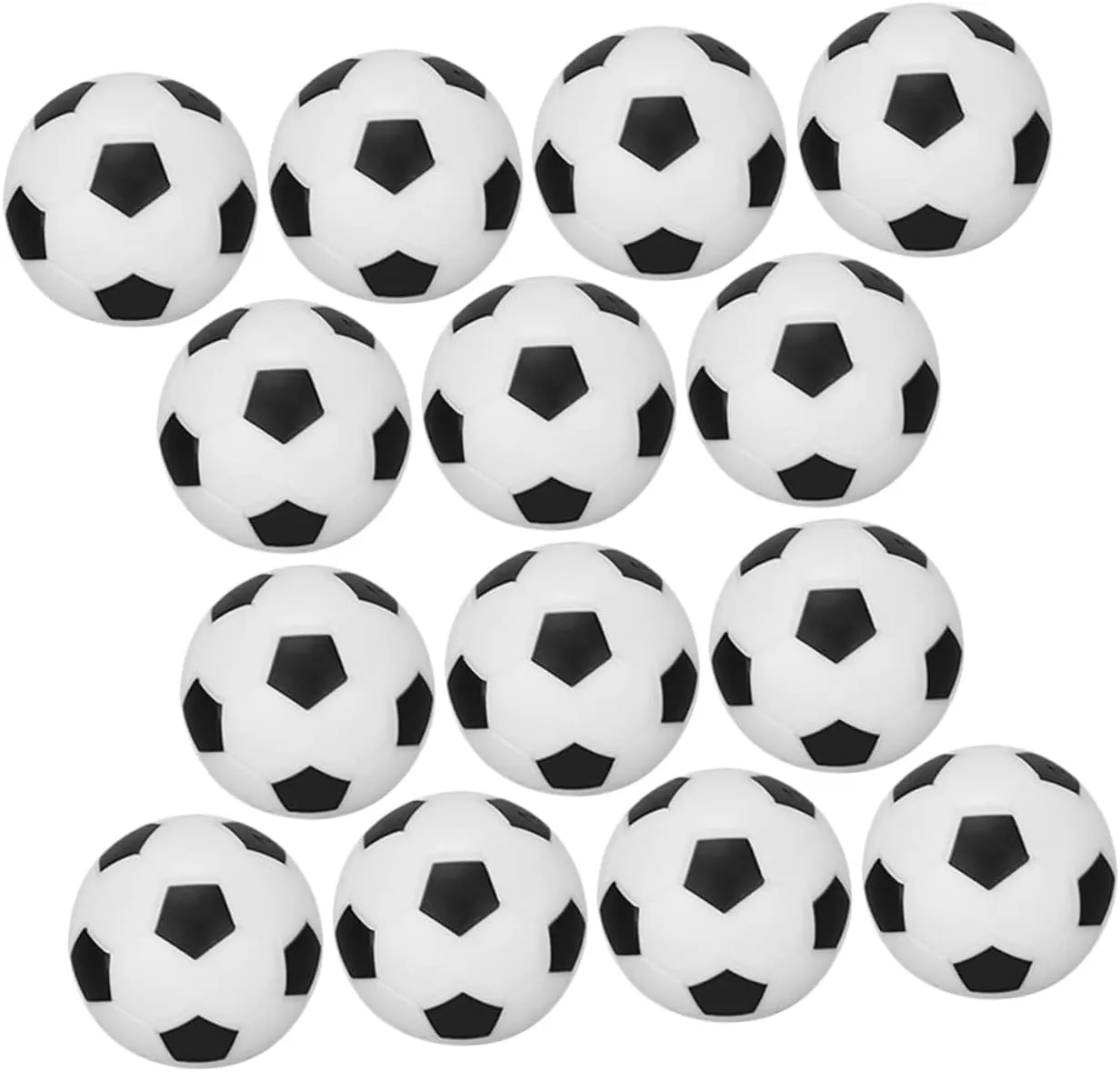 Miniature Soccer Ball Toy Set for Boys and Girls 30pcs Abs Soccer Balls Boys and Girls-Friendly Mini Football Decor
