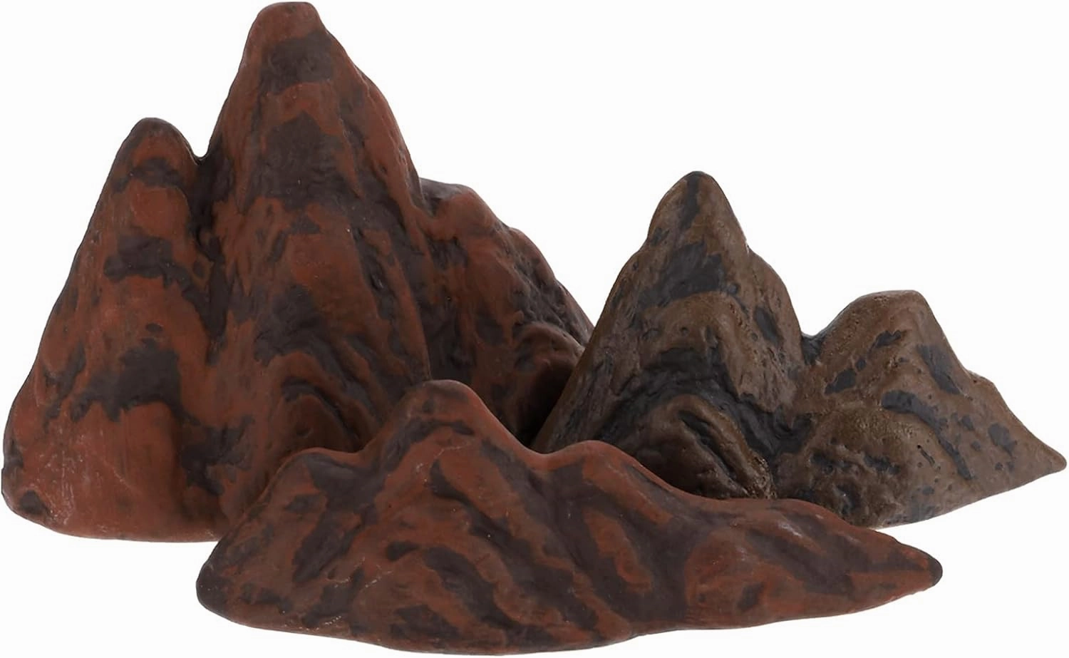 Miniature Mountain Landscape, Aquarium Mountain Diorama Kit, Mini Mountain Figurine for DIY Craft Fish Tank Landscape Decorations Garden Ornament, Pack of 3