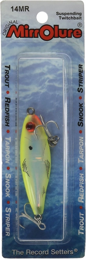 MirrOLure Mirrolure 14 Mr Mirrodine Mini Susp Twitchbait 2 25in 3 16 Oz