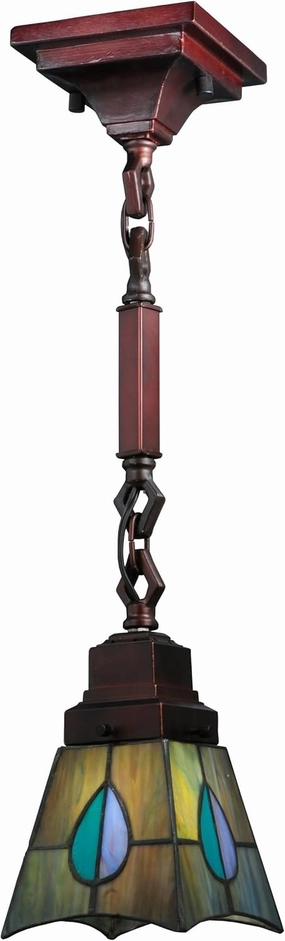 Mission Mackintosh 1 Light Mini Pendant