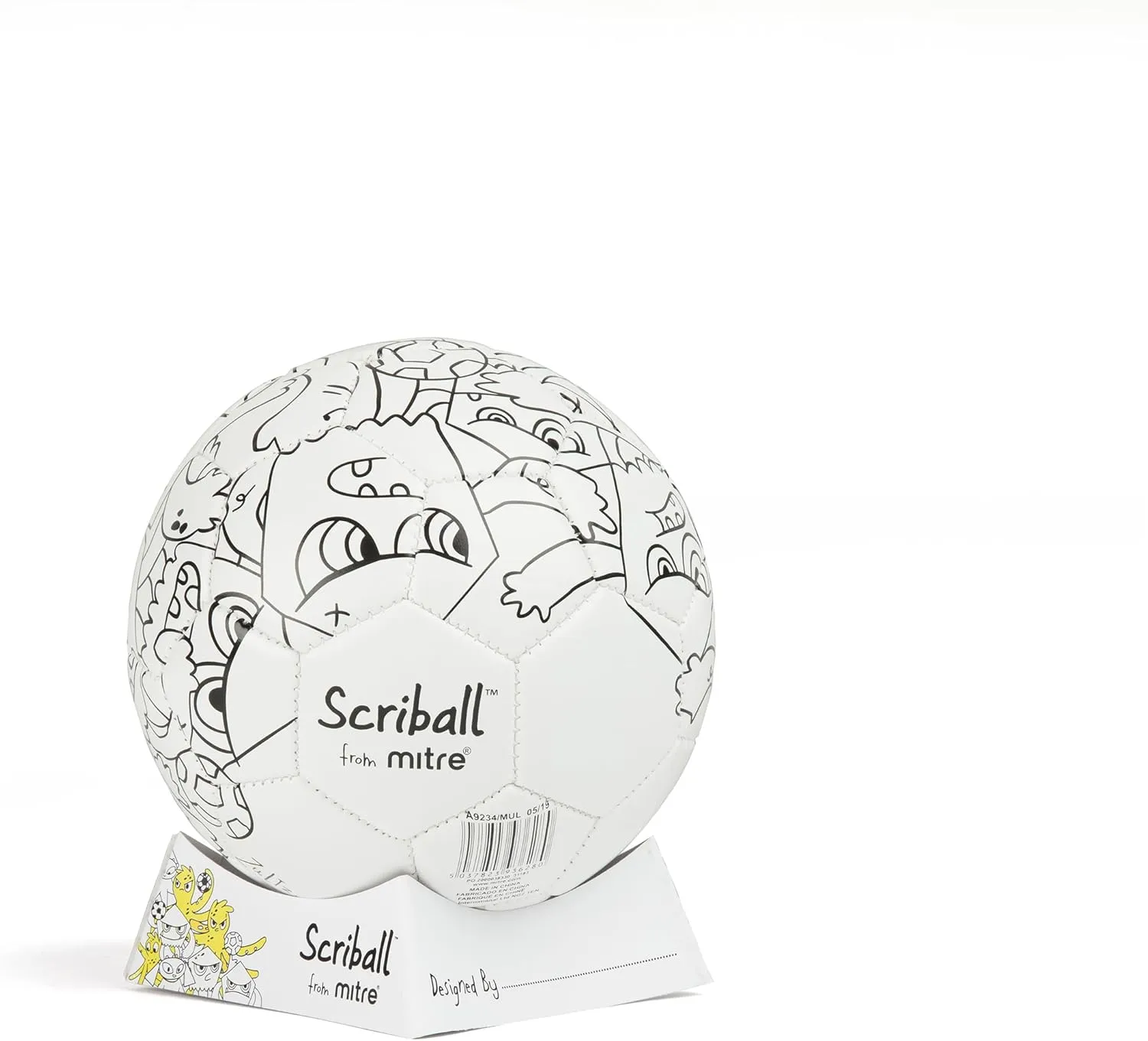 Mitre Scriball Ooodles, Customizable Mini Football, Ideal Gift for All Occasions One Size