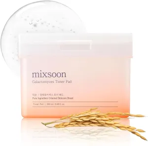 mixsoon Galactomyces Toner Pad,Fermented Nutrition, Galactomyces, Dual-Textured Pad (280ml/9.46fl.oz/(60 Sheets)