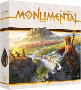 Monumental African Empires Expansion - Civilization & Deckbuilding Board Game, Ages 10 , 1-5 Players, 90-120 Min