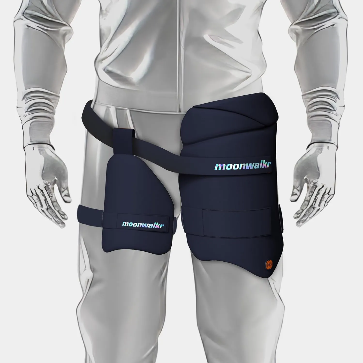 moonwalkr Thigh Guard 2.0 Cricket Blue