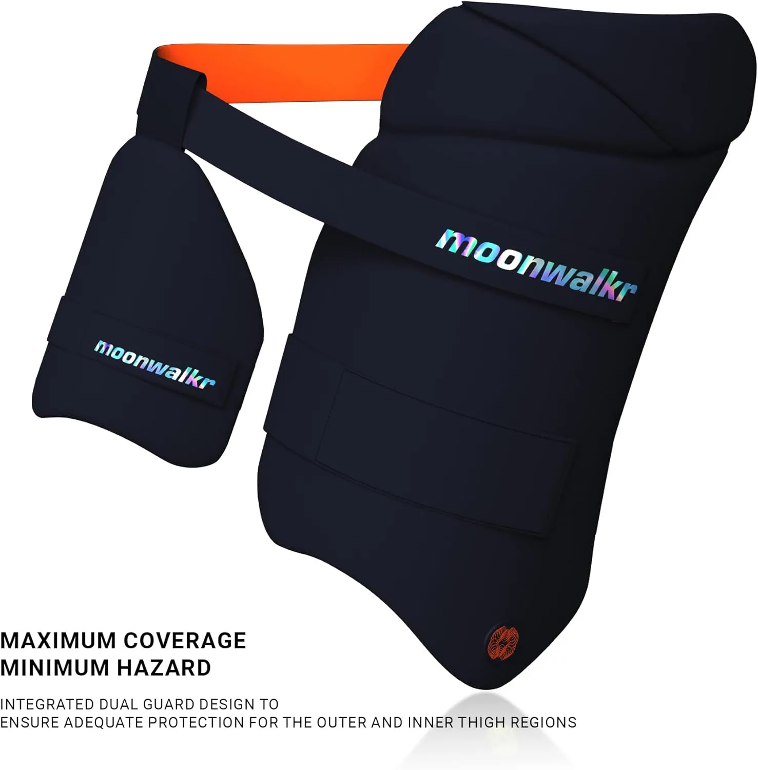 moonwalkr Thigh Guard 2.0 Cricket Blue