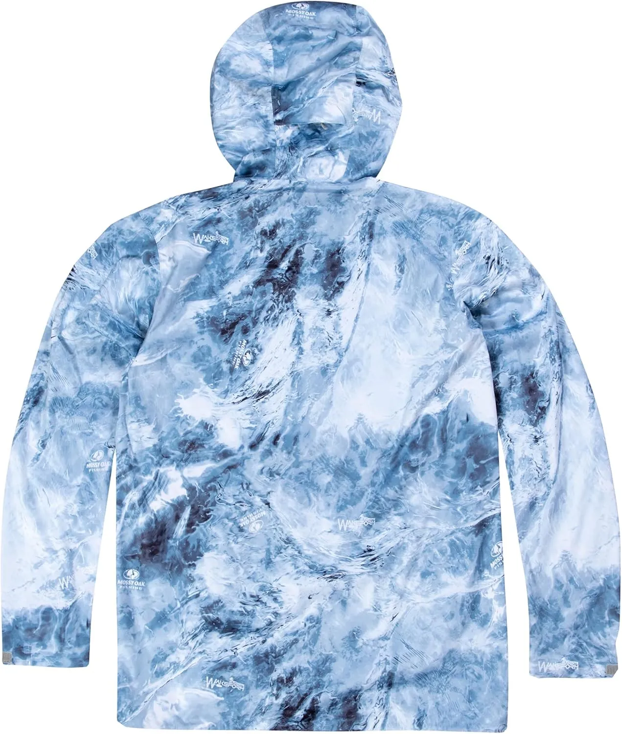 Mossy Oak Mens Fishing Rain Jacket with Hood