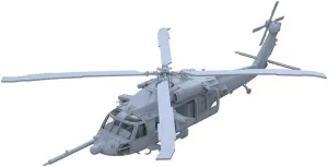 MRY-SFW LFR144230S 1/144 Military Model Kit MH-60L DAP Black Hawk Helicopter Metal Propeller