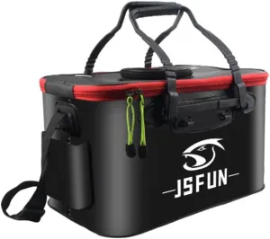 Multifunctional Collapsible Fishing Bucket, Foldable Fishing Bait Bucket(30cm)