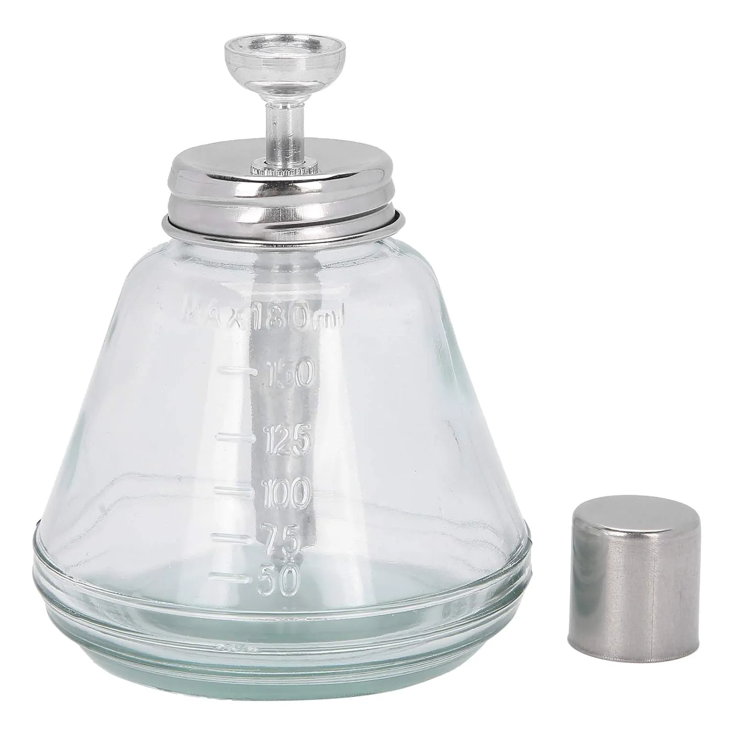Nail Art Remover 180Ml Press Bottle, Water Dispenser Shoe Shine Gel Pump Type Liquid Empty Polish Refillable Bottle Container Manicure Accessory Liquid Water Dispenser