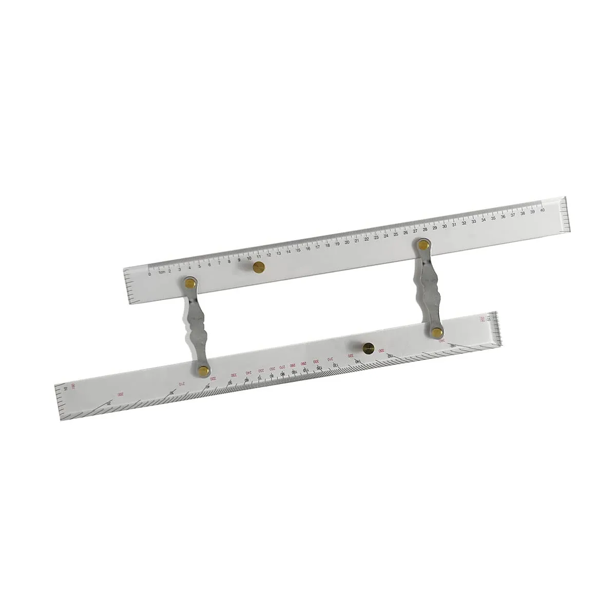 Navigation Parallel Ruler, Clear Scale Marine Navigation Parallel Ruler Accurate for Measuring (450mm)