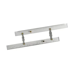 Navigation Parallel Ruler, Clear Scale Marine Navigation Parallel Ruler Accurate for Measuring (450mm)