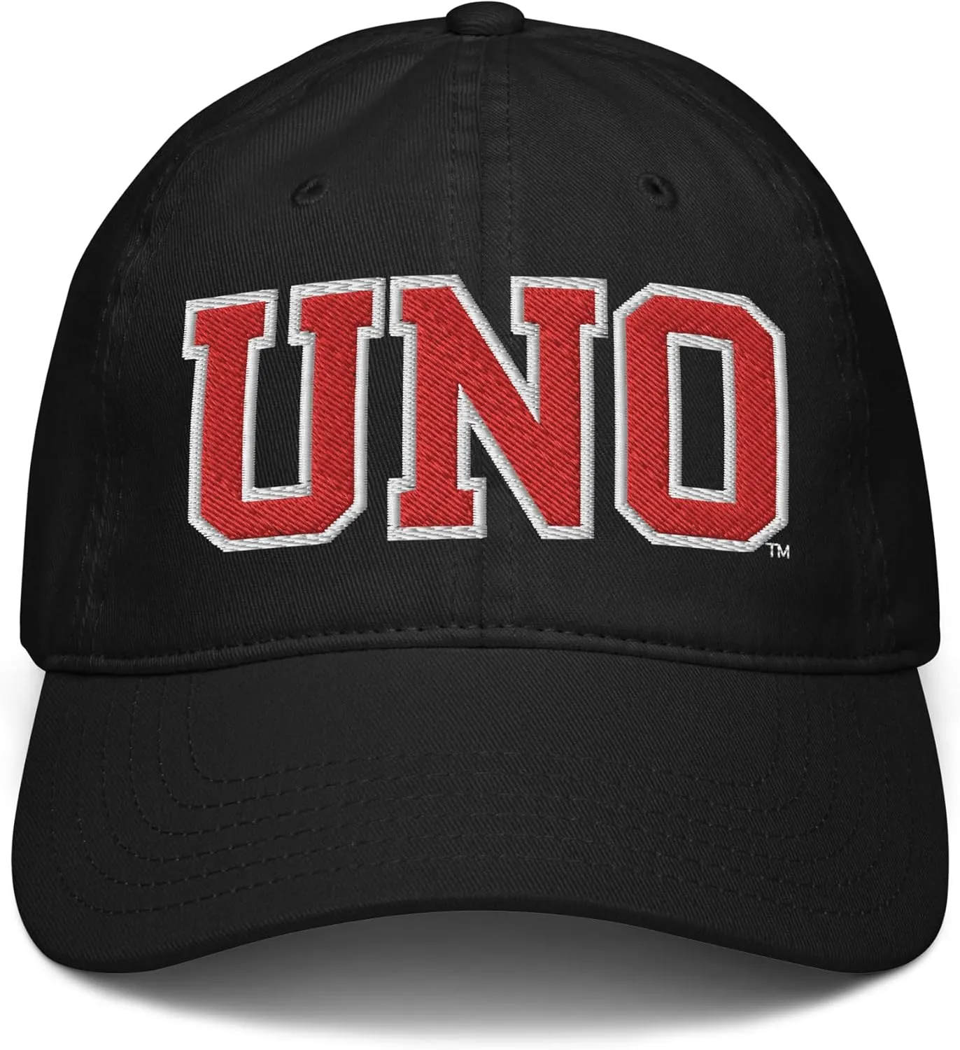 Nebraska Omaha Mavericks Title Black Officially Licensed Adjustable Baseball Hat