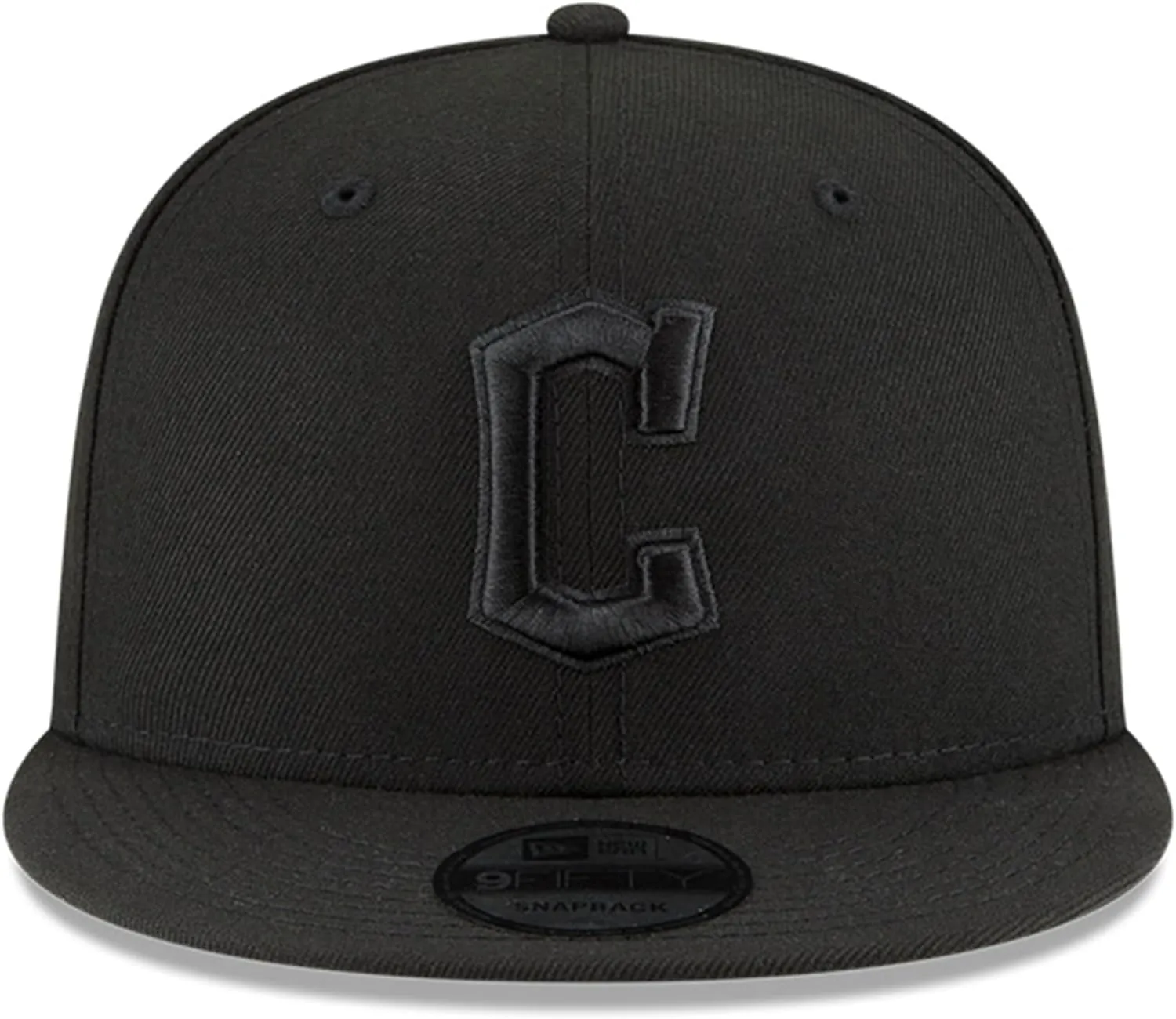 New Era MLB 9FIFTY Black Black Primary Logo Team Adjustable Snapback Hat Cap One Size Fits All