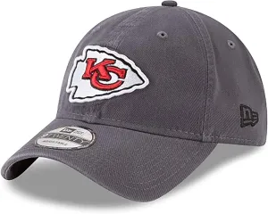 New Era NFL Core Classic 9TWENTY Graphite Adjustable Hat Cap - One Size