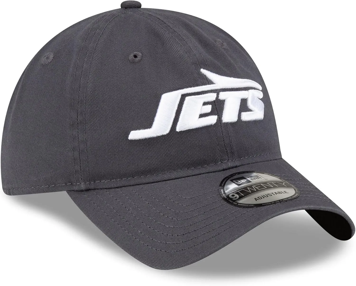 New Era NFL Core Classic 9TWENTY Graphite Adjustable Hat Cap - One Size