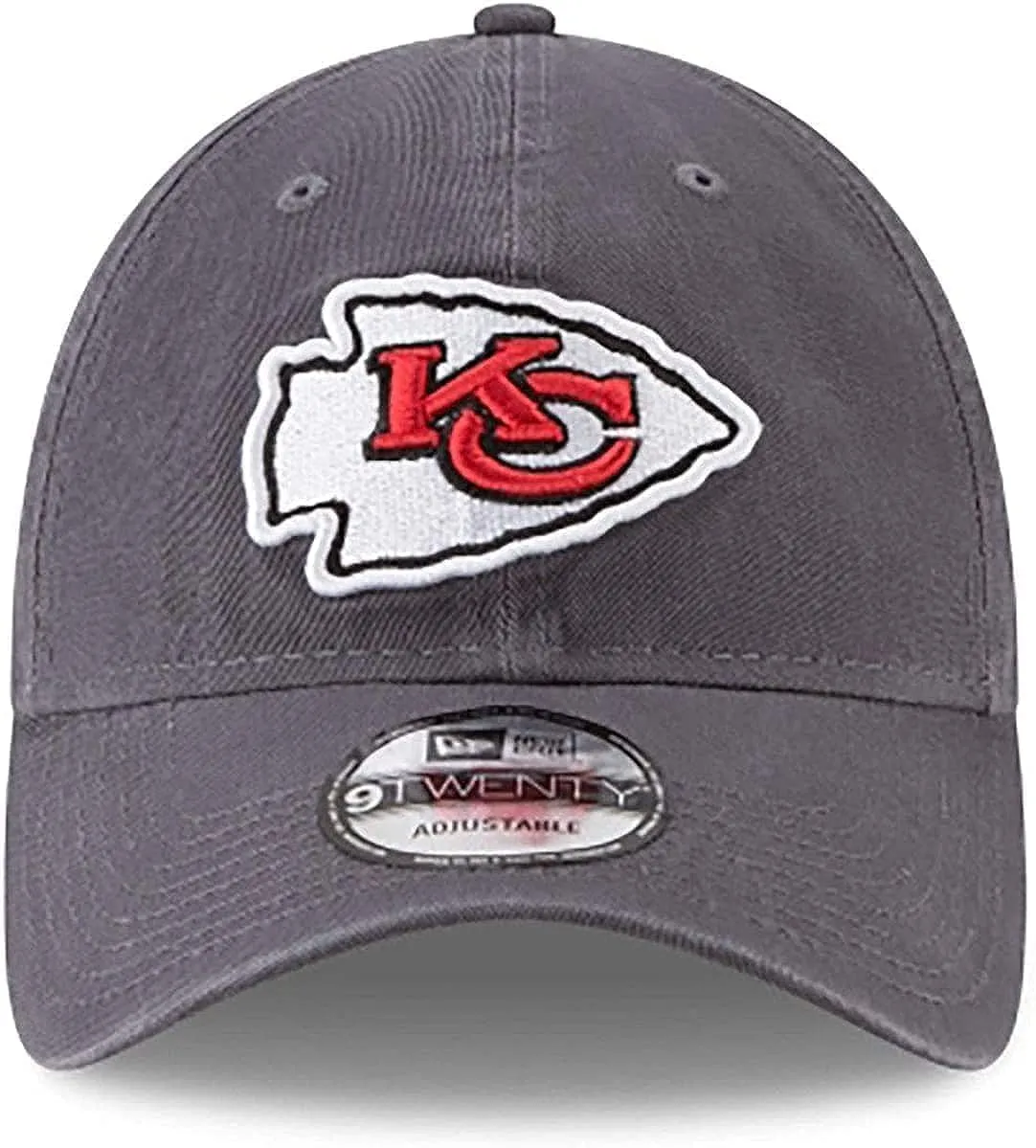 New Era NFL Core Classic 9TWENTY Graphite Adjustable Hat Cap - One Size