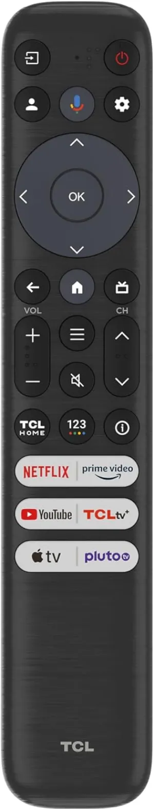 New RC813 for TCL TV Replacement Remote for TCL-Google-TV-Remote Control, Compatible with FHD HDR LED QLED 4K UHD Smart TVs S3/S4/S5/Q5/Q6/Q7/QM7/QM8 Series