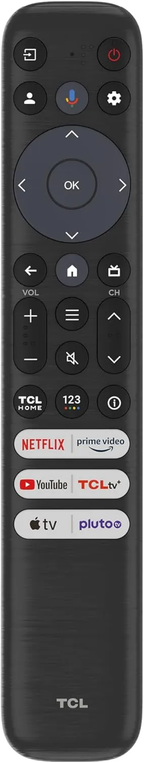 New RC813 for TCL TV Replacement Remote for TCL-Google-TV-Remote Control, Compatible with FHD HDR LED QLED 4K UHD Smart TVs S3/S4/S5/Q5/Q6/Q7/QM7/QM8 Series