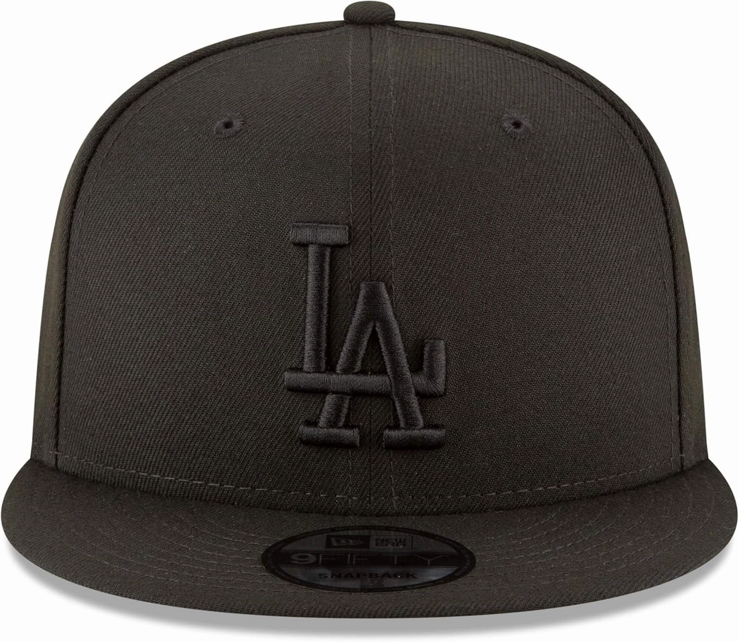 New Era MLB 9FIFTY Black Black Primary Logo Team Adjustable Snapback Hat Cap One Size Fits All